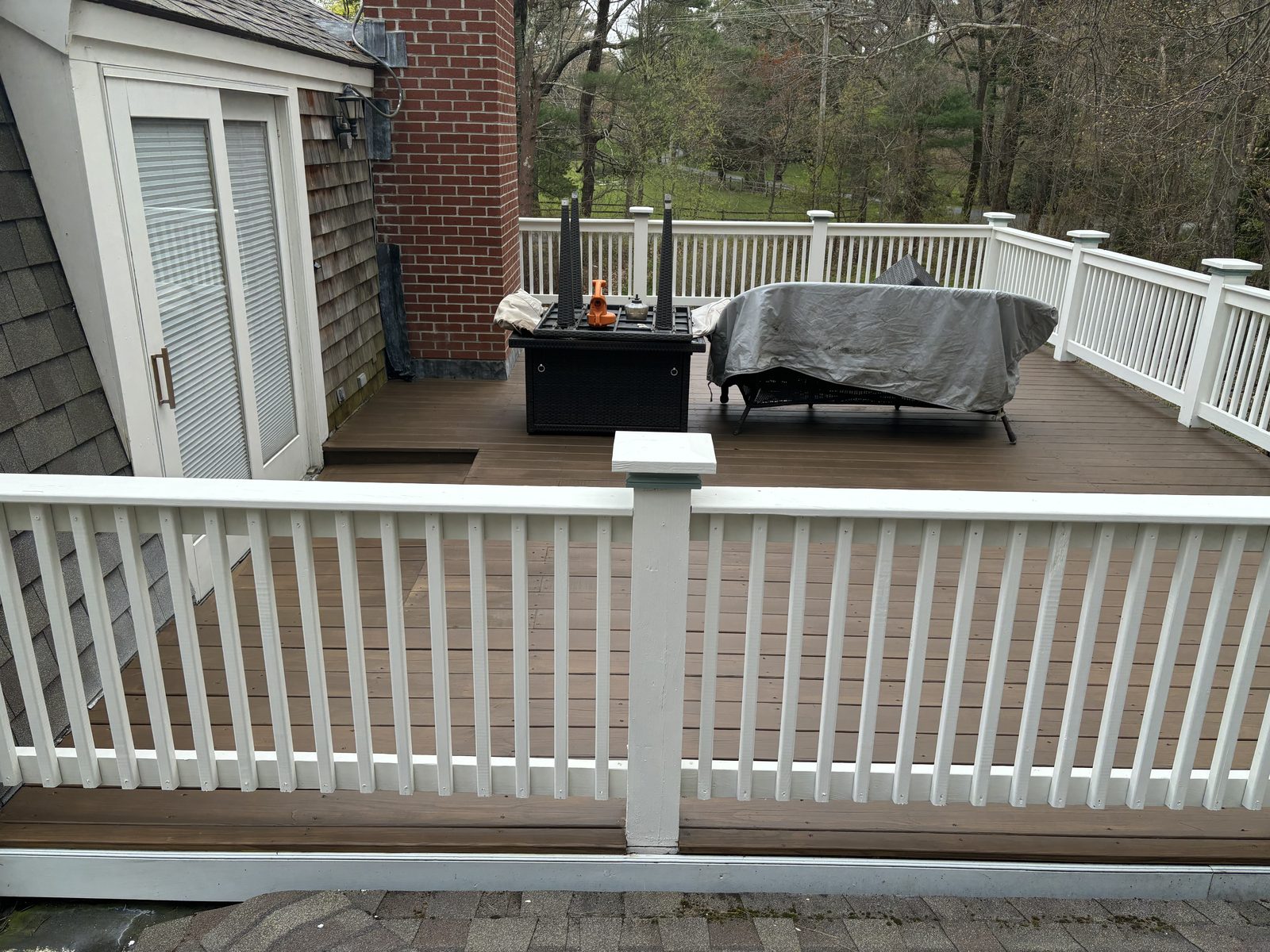 Deck rebuild — finished and stained